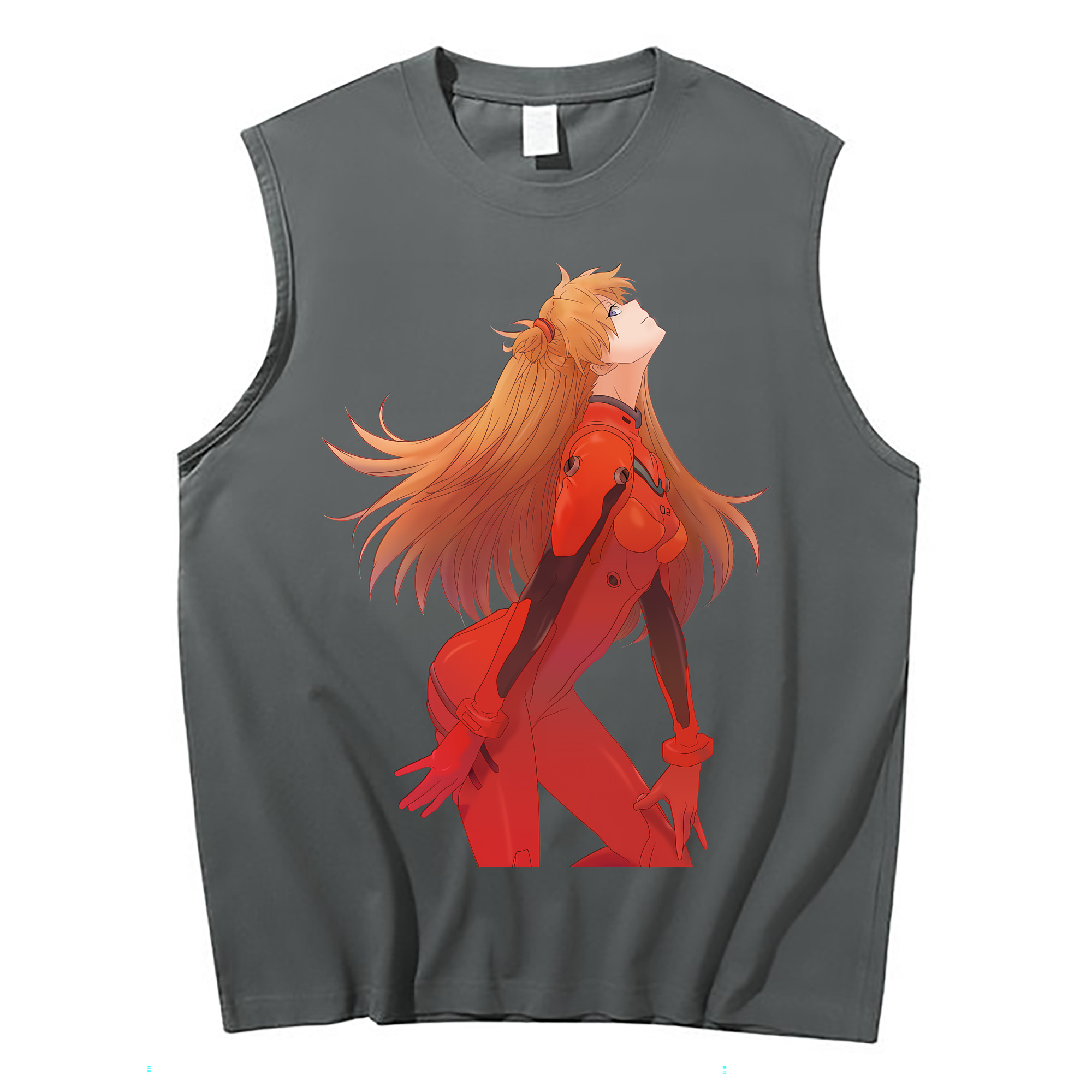 （画像用） EVA 新世紀エヴァンゲリオン コットン100％タンクトップ（フロントプリント）